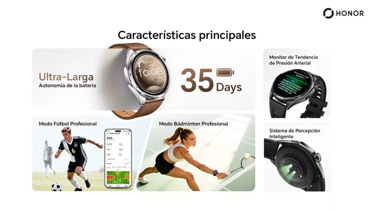 HONOR Watch 6: lleva tu entrenamiento al siguiente nivel con más de 120 modos deportivos
