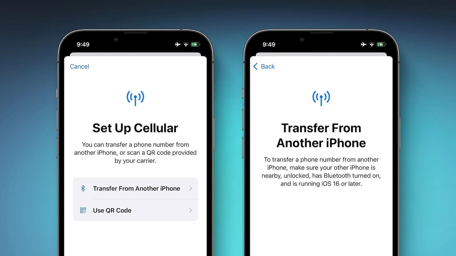 Apple's iOS 16 just made eSIM transfer much easier