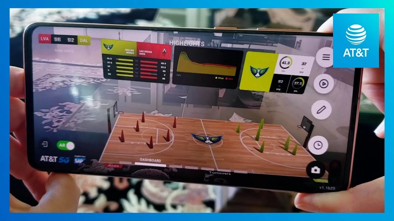 AT&T Rollout Upgraded 5G Game View for WNBA Fans