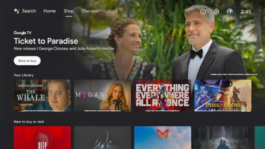 Android TV's new Shop tab lets you buy and rent movies across streaming platforms