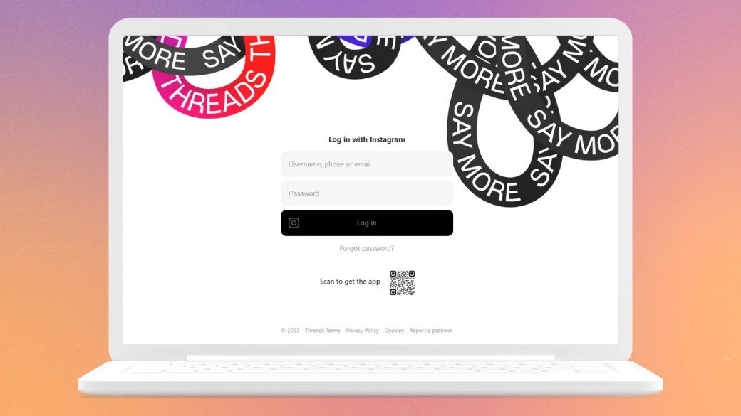 Threads web version now live for all users