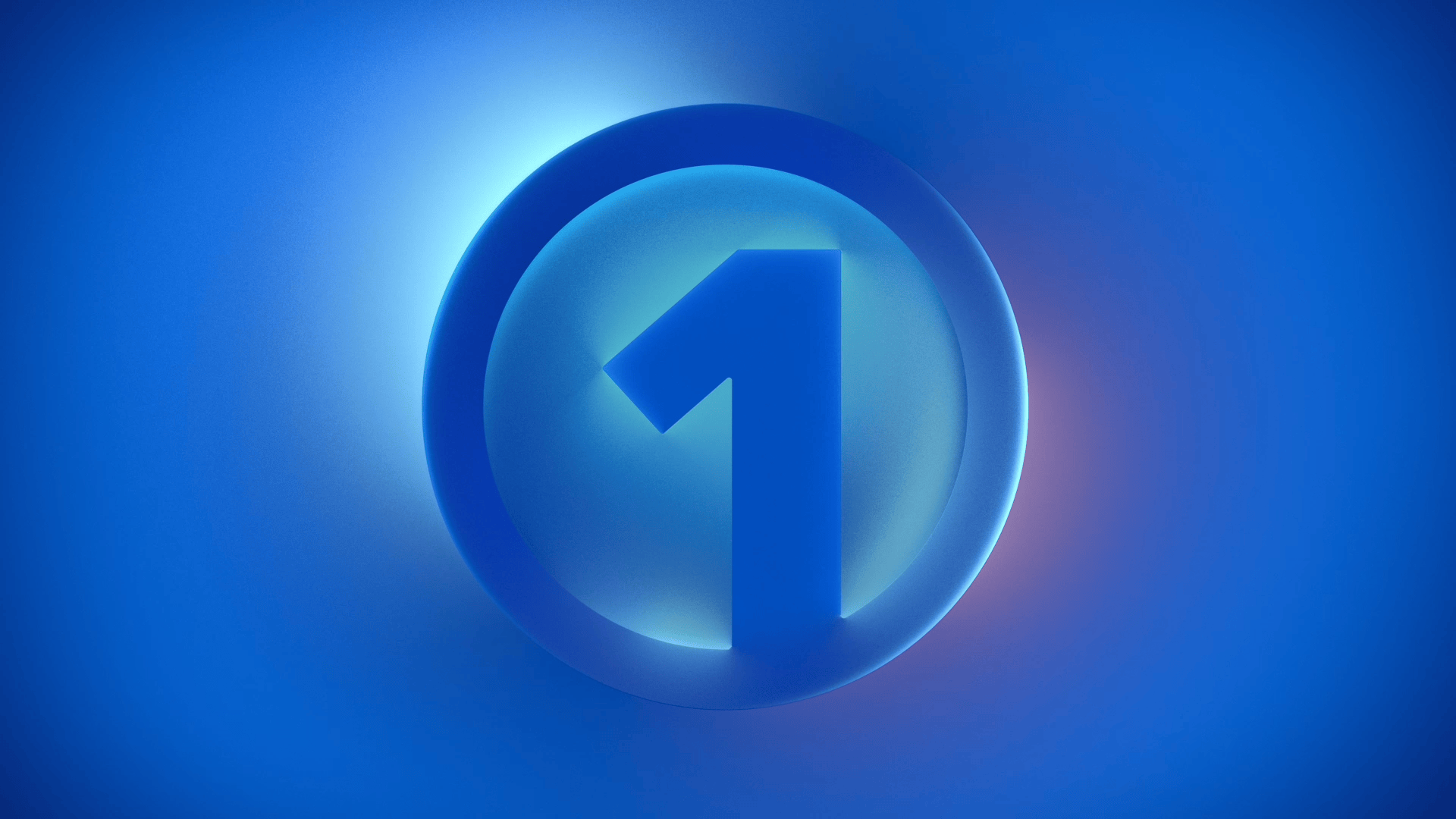 Meta One logo displayed against a blue gradient background