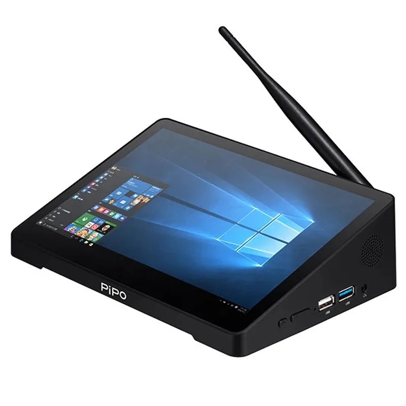 Pipo X10s Smart Box Tablet Mini PC 10.1" Intel Celeron J4125 Windows 10 8GB/128GB (Black)