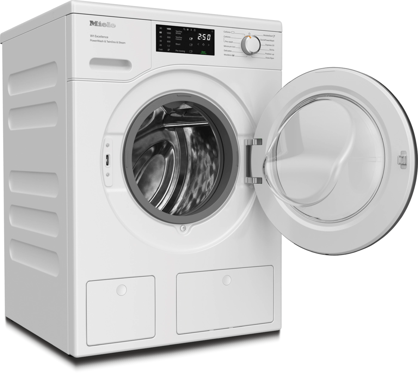 滾筒式洗衣機 Miele WEG885 WCS：TwinDos 自動投放加 SteamCare