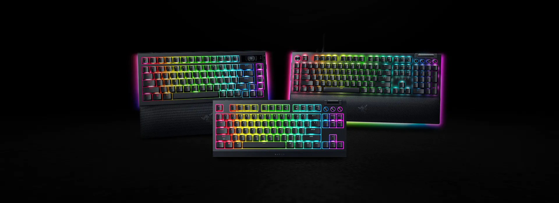 Razer 遊戲鍵盤系列：BlackWidow 同 Huntsman 現售型號