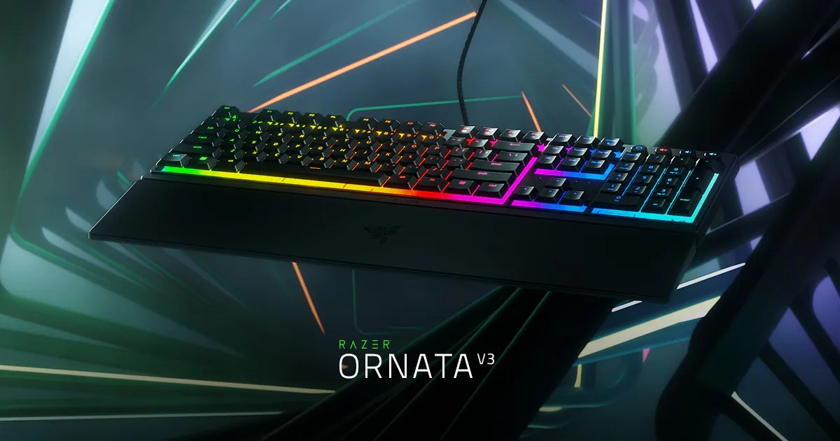 鍵盤推薦 Razer Ornata V3：機械式薄膜加磁吸手托嘅入門電競