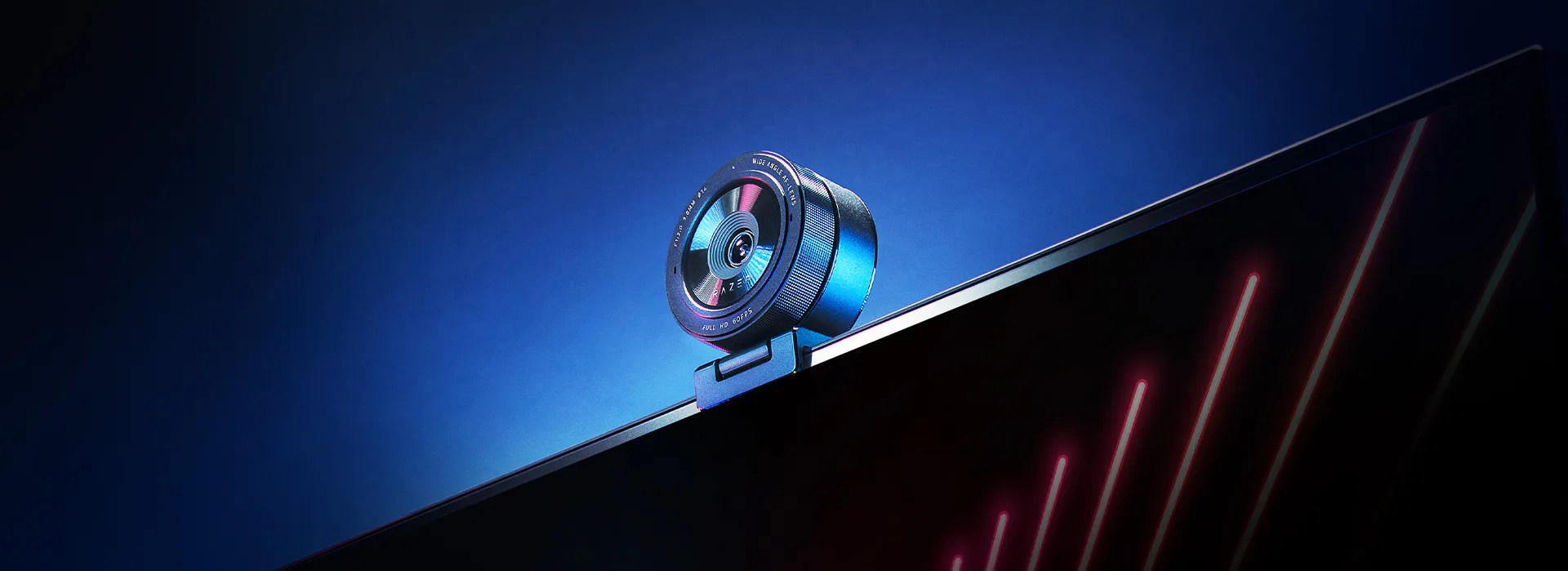 Webcam Razer Kiyo Pro：自適應光源感應器，暗房開會都唔黑面