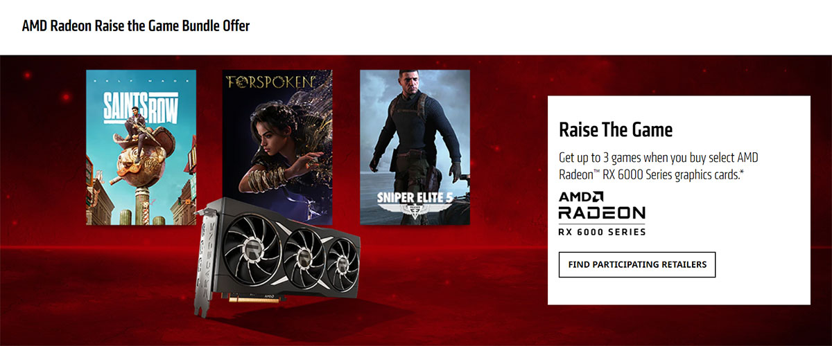 AMD Radeon Raise the Game Bundle