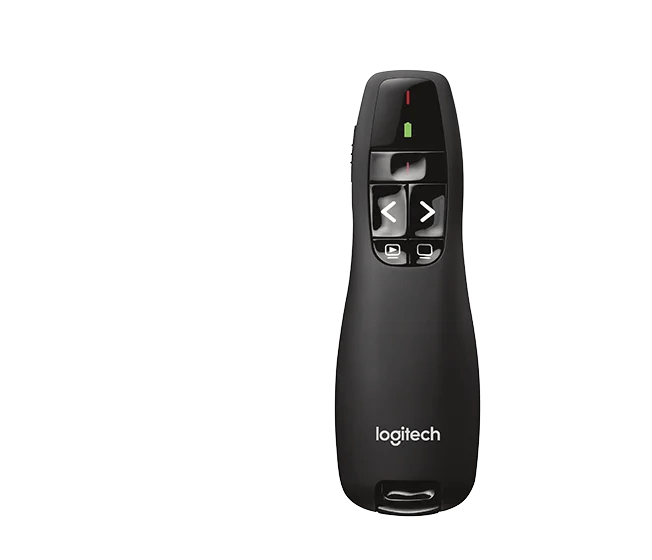Logitech Presenter R400 Red Laser Pointer - Professional Geometric Image - 8K