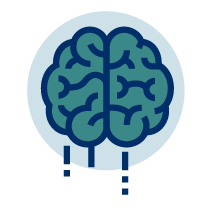 Case study thinking icon