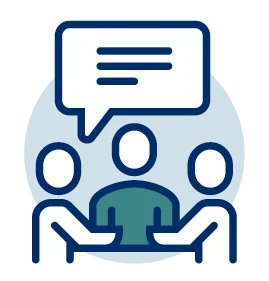 Team infographic icon