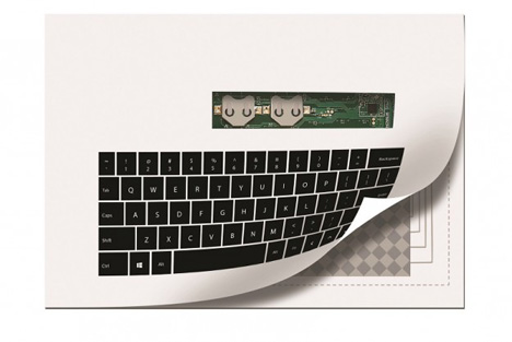 Your next keyboard could be printed on a piece of paper