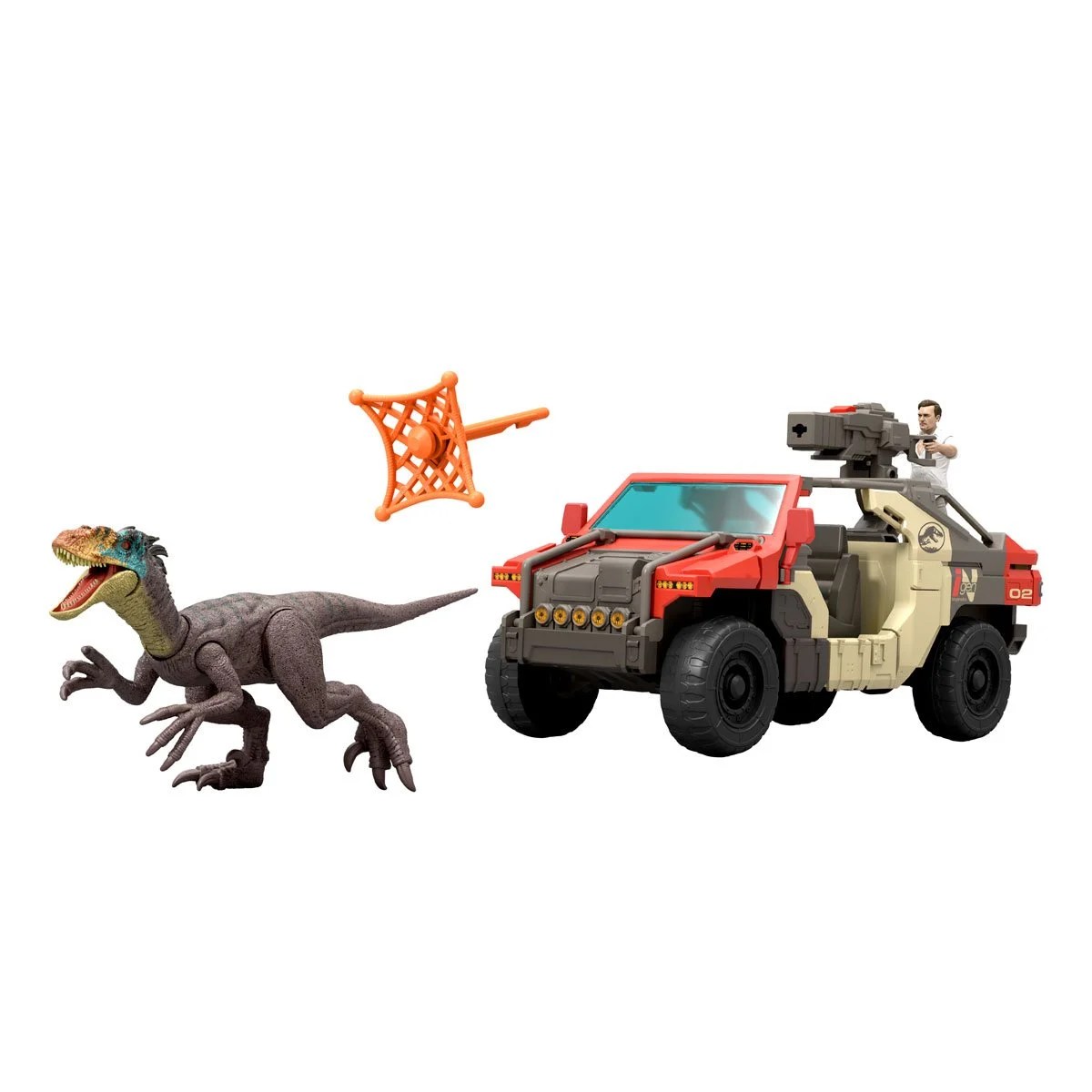 Jurassic World Launch 'N Battle Vehicle Playset