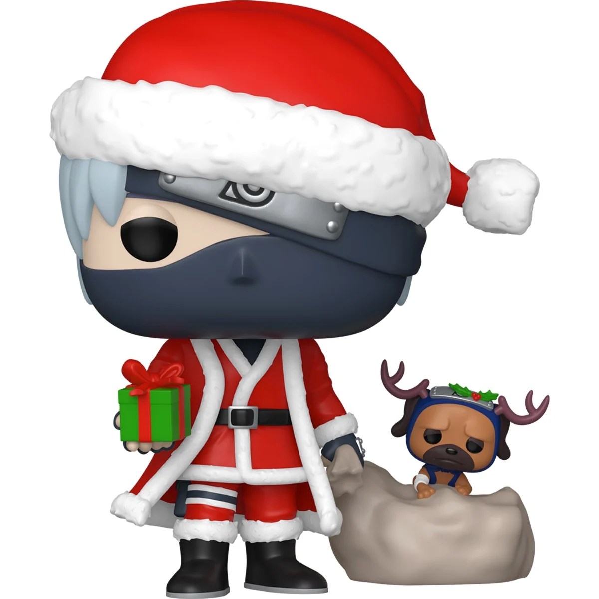 Naruto Shippuden Kakashi Hatake With Pakkun Holiday Christmas Funko Pop