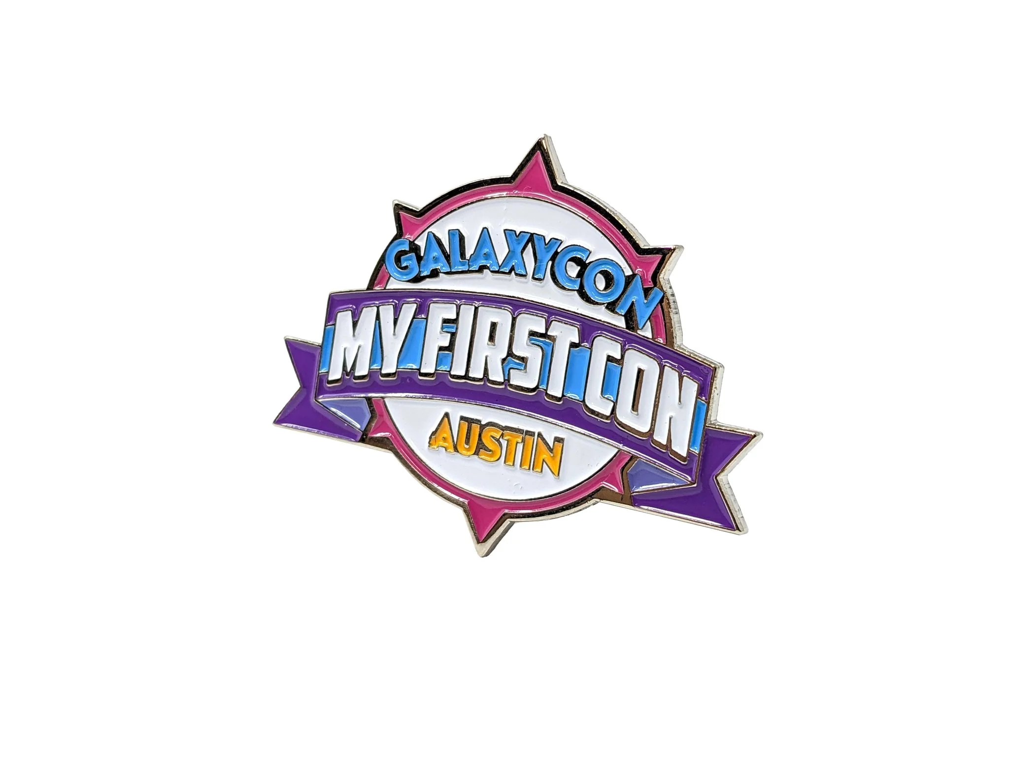 Galaxycon Austin My First Con Enamel Pin