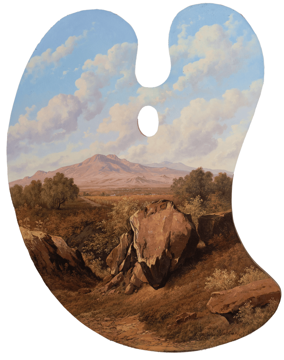 Valle con roca mounted to real scale