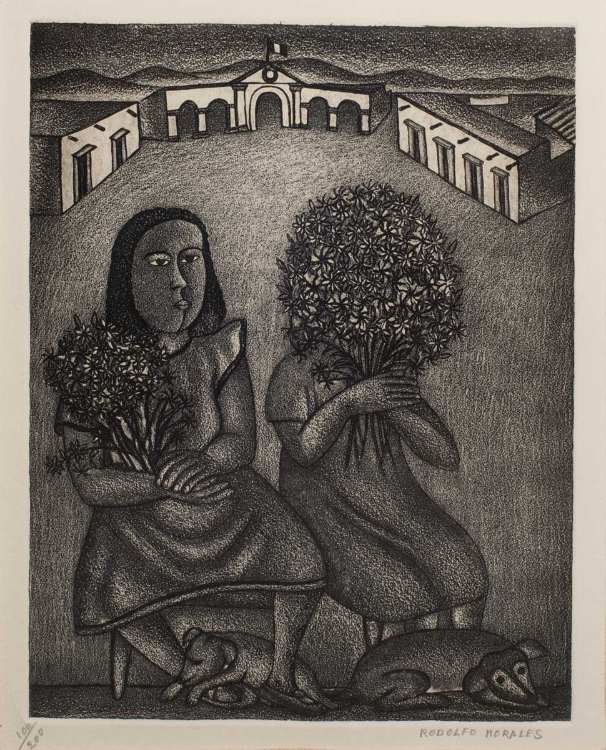 Girls with Flowers