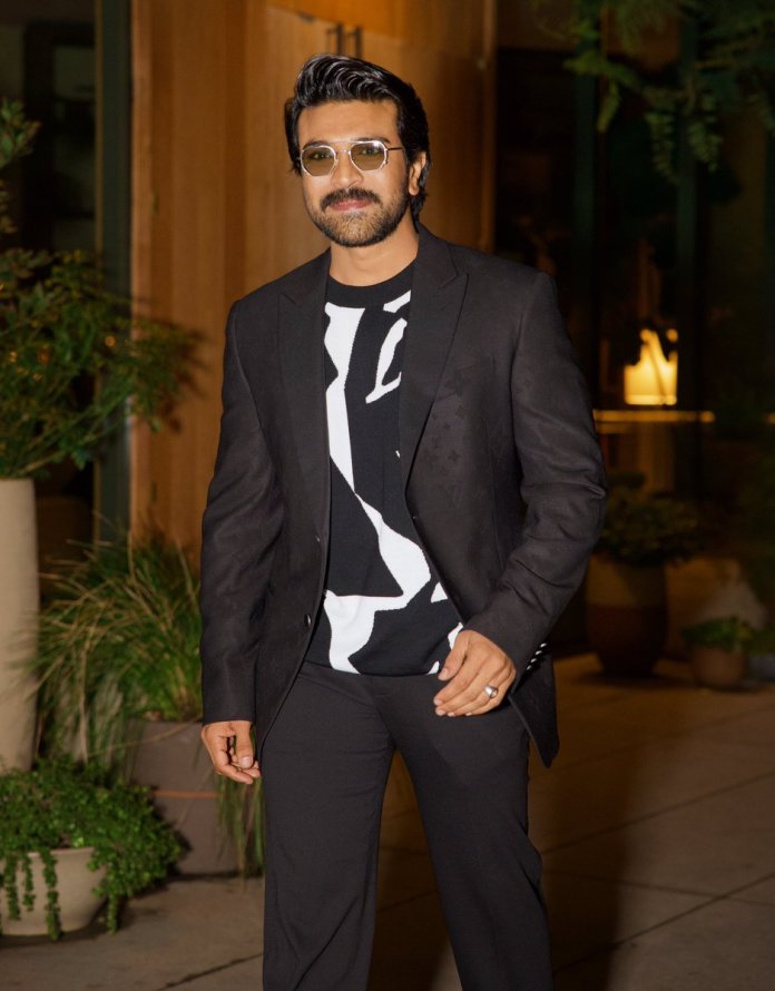 Ram Charan Stylish Look In Black -