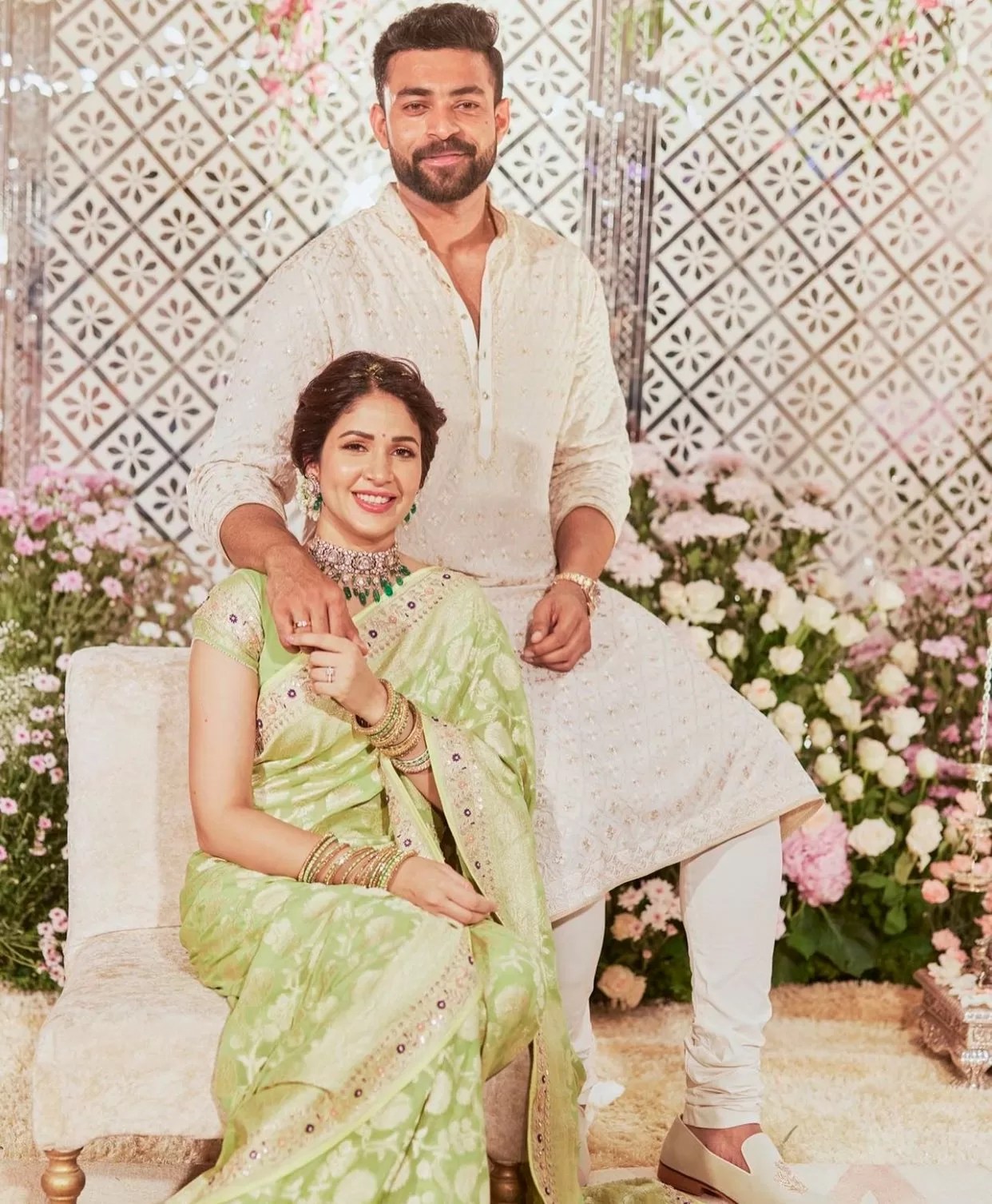 VarunTej and LavanyaTripathi got engaged