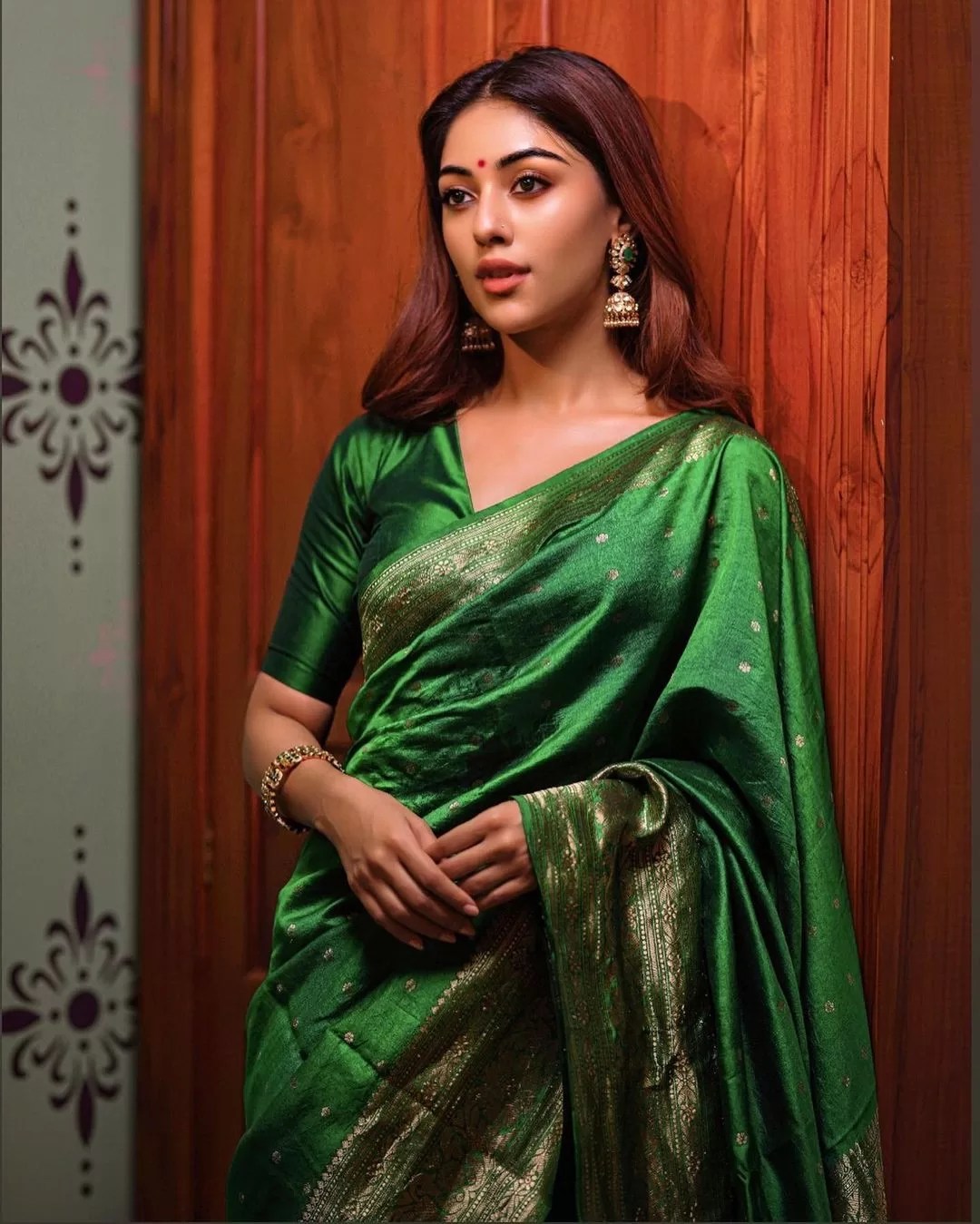 Anu Emmanuel saree pics
