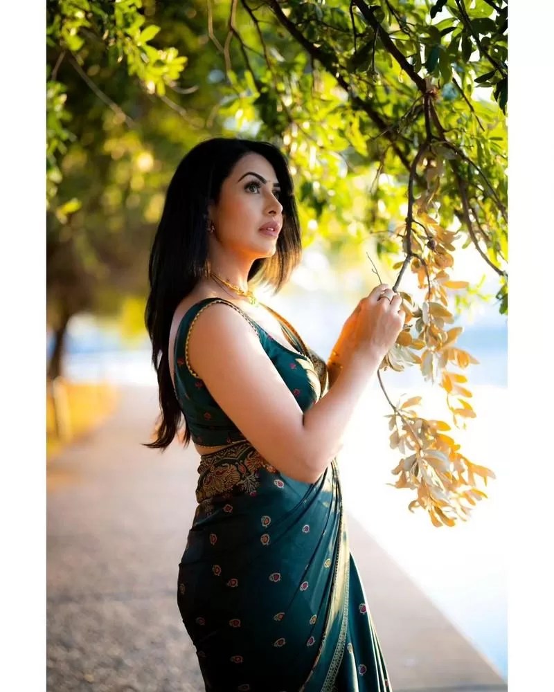 Nandini Rai saree pics