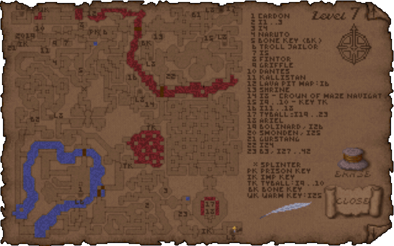 Ultima Underworld’s Automapping Feature The Origin Gallery