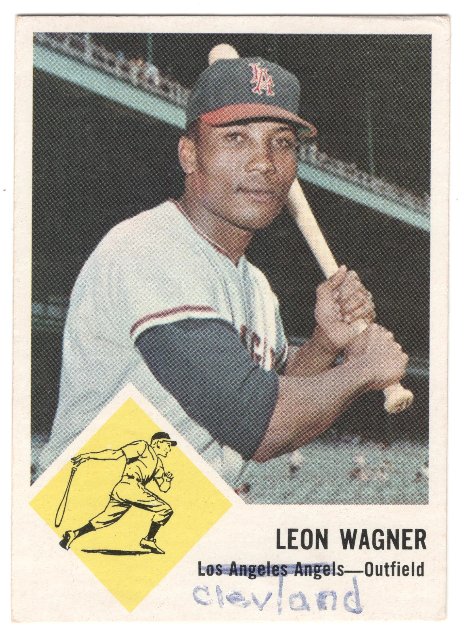 1963 Fleer Leon Wagner