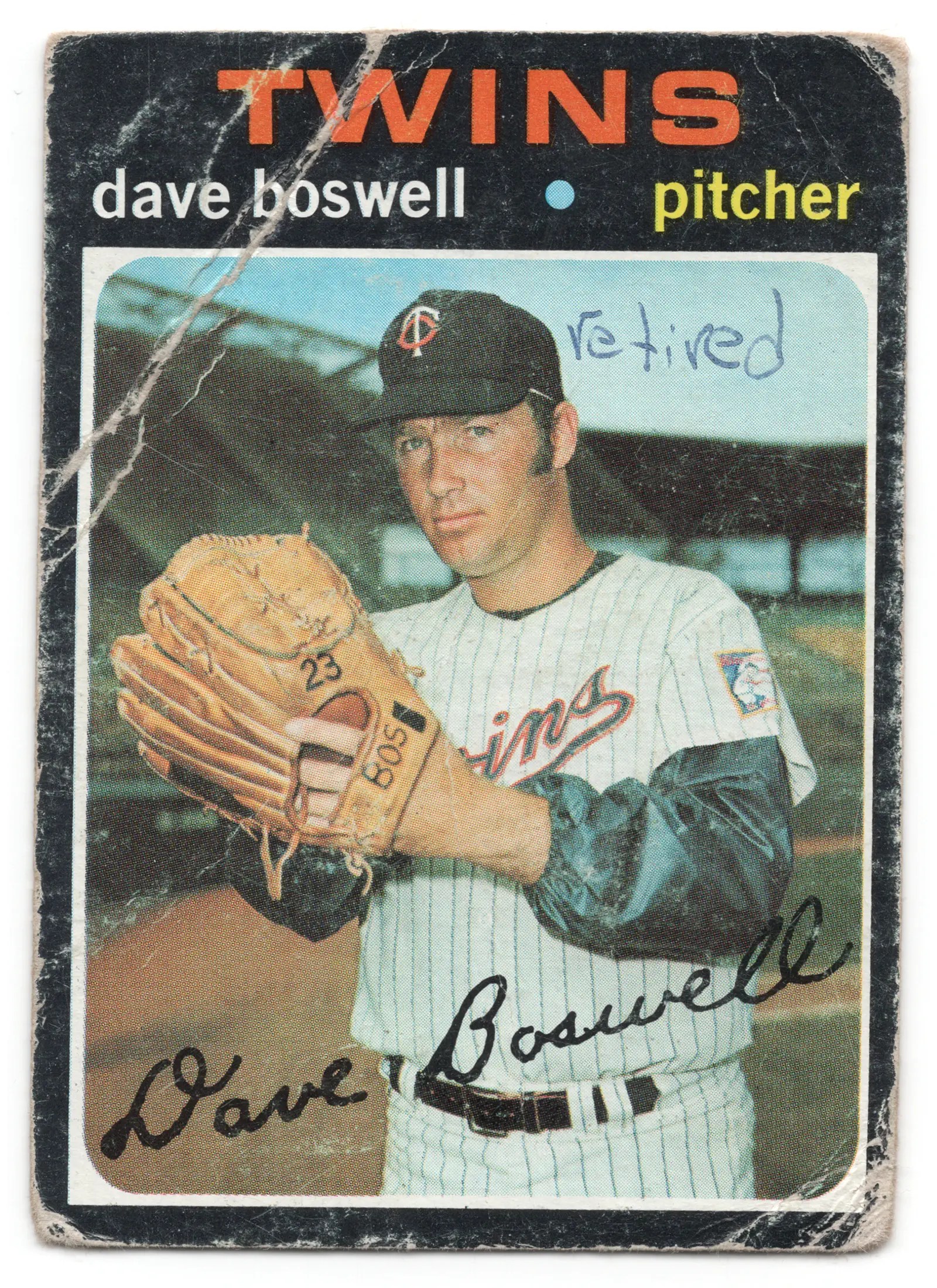 1971 Topps Dave Boswell