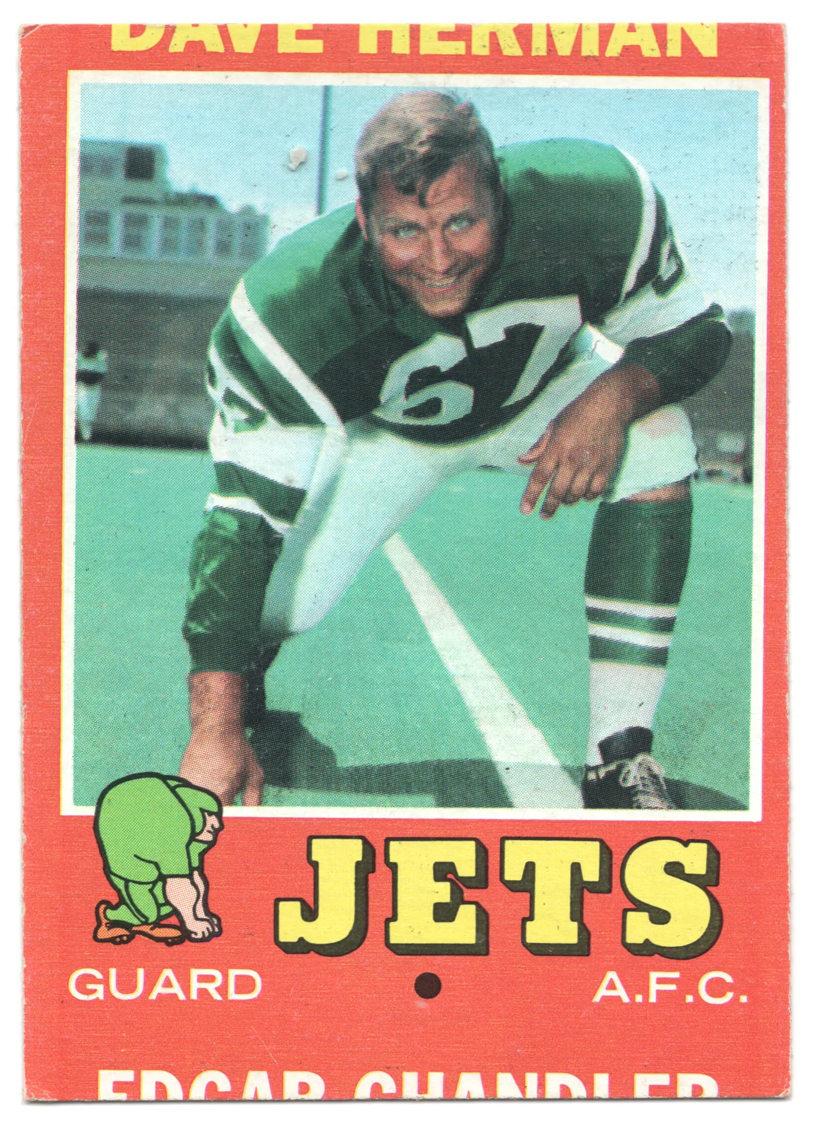 1971 Topps Dave Herman