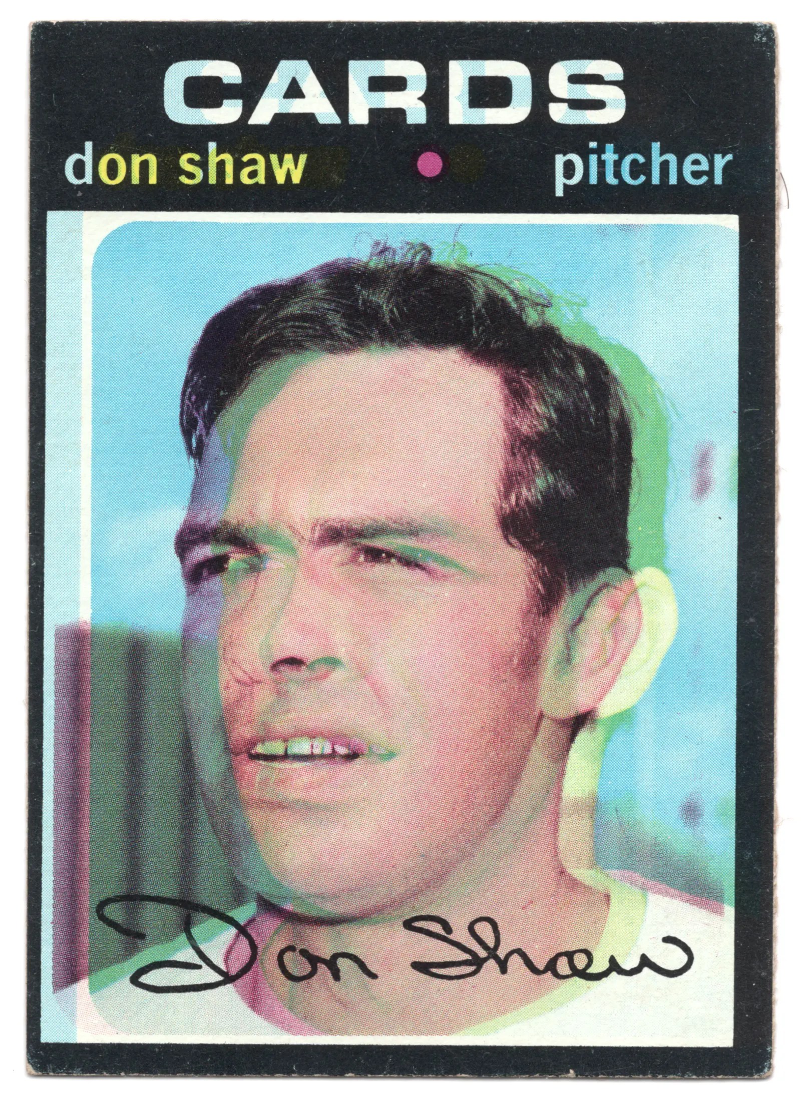 1971 Topps Don Shaw