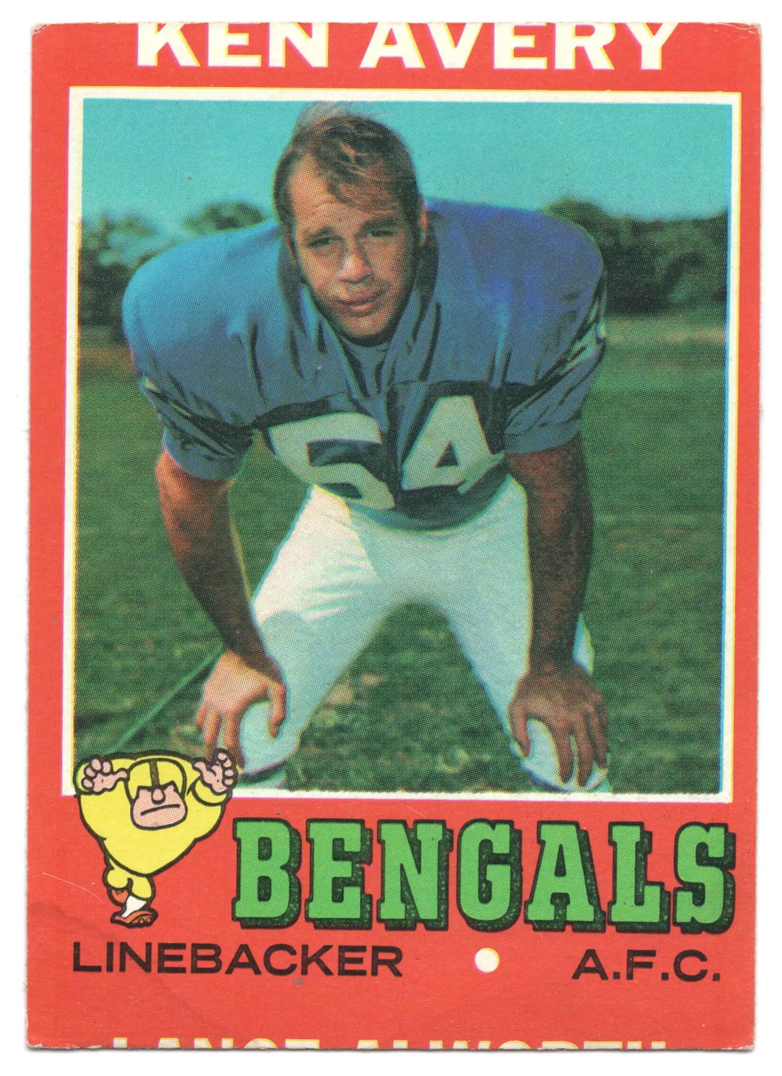 1971 Topps Ken Avery