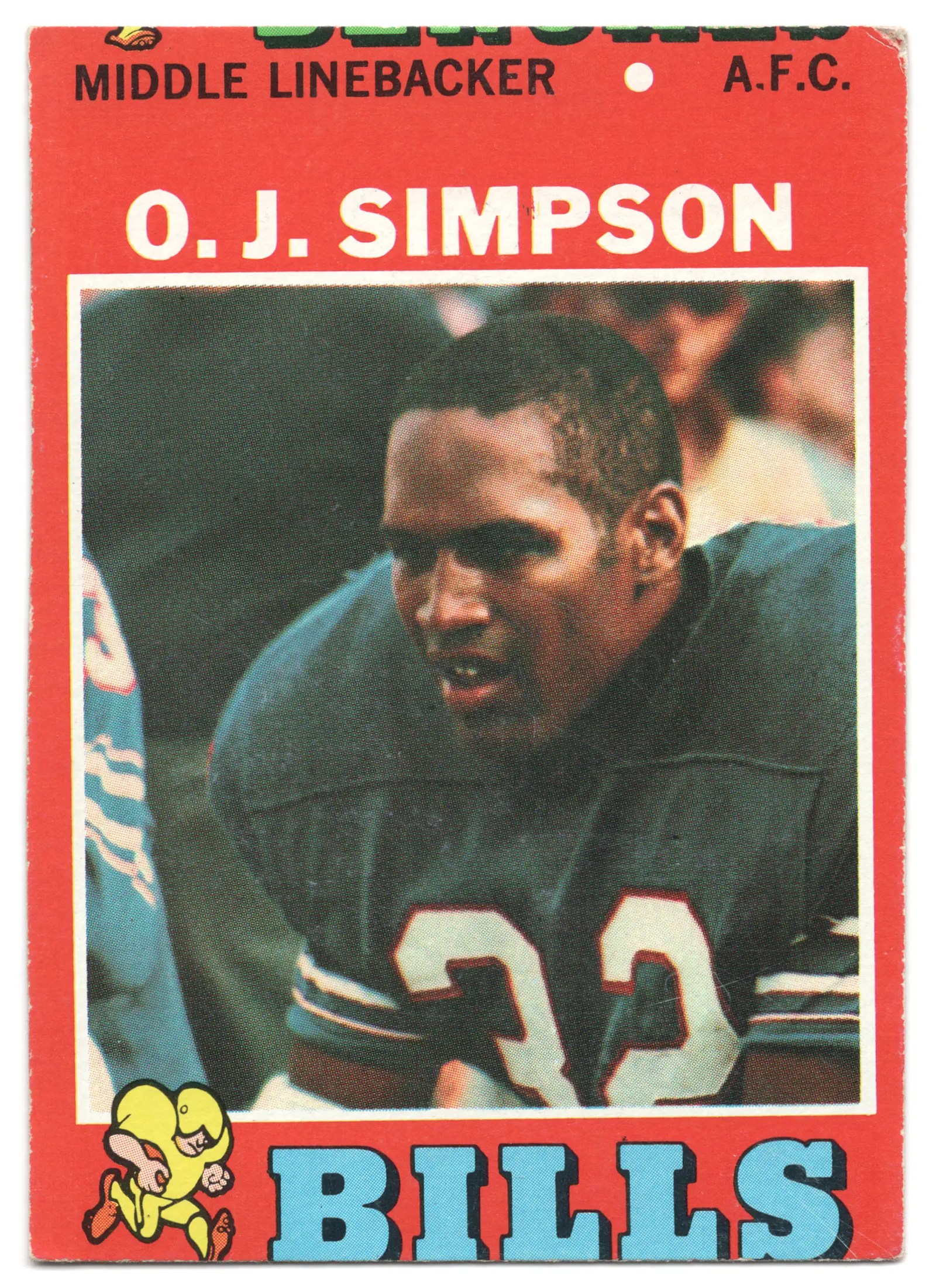 1971 Topps OJ Simpson