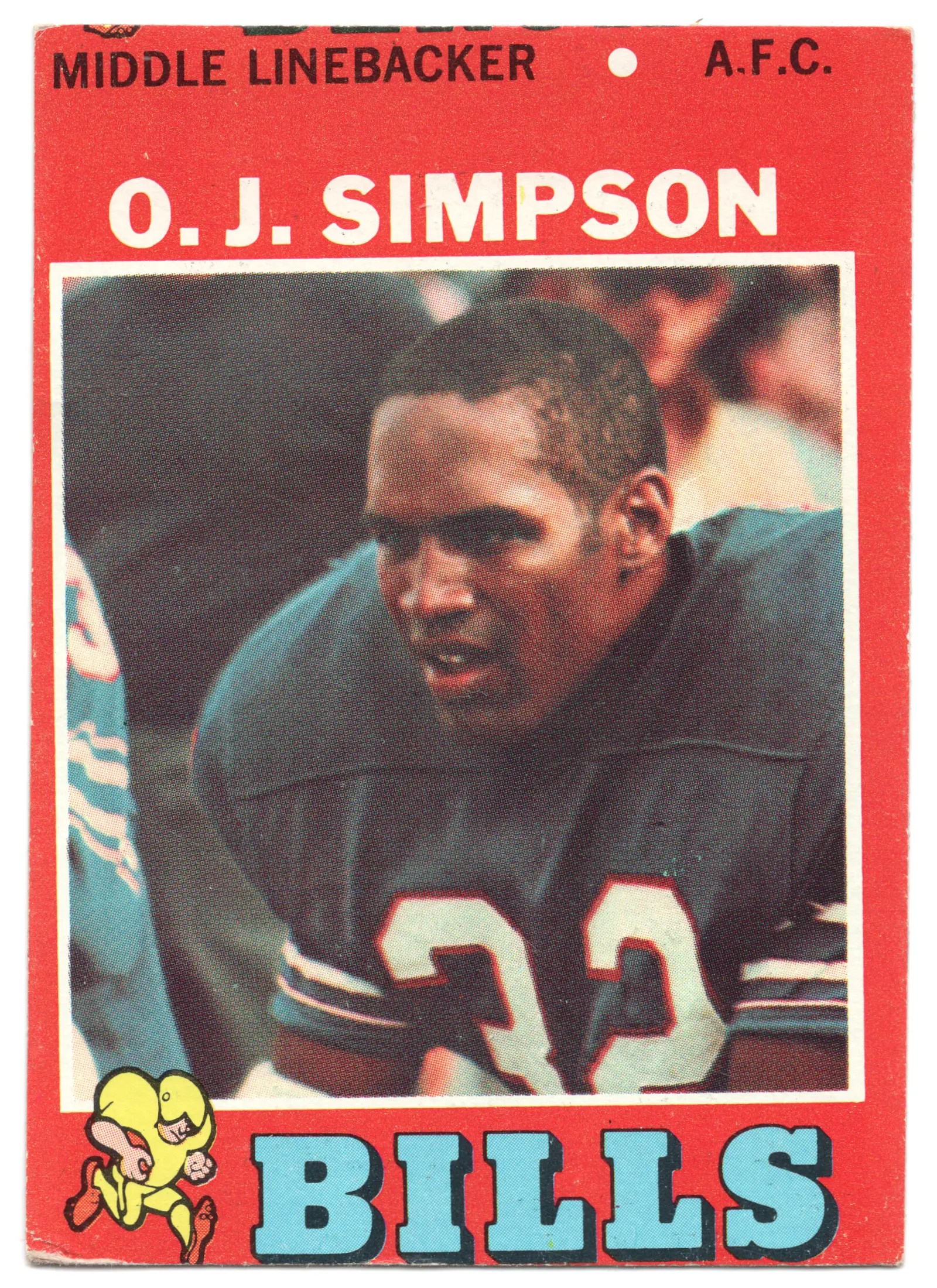 1971 Topps OJ Simpson