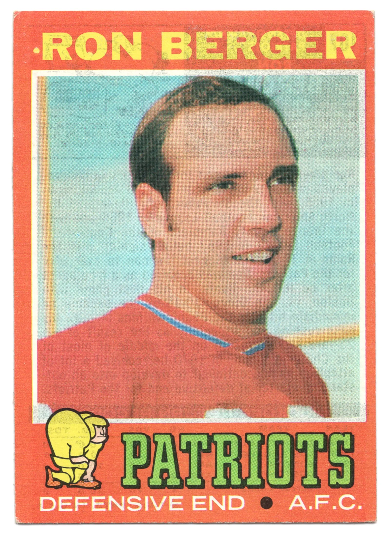 1971 Topps Ron Berger