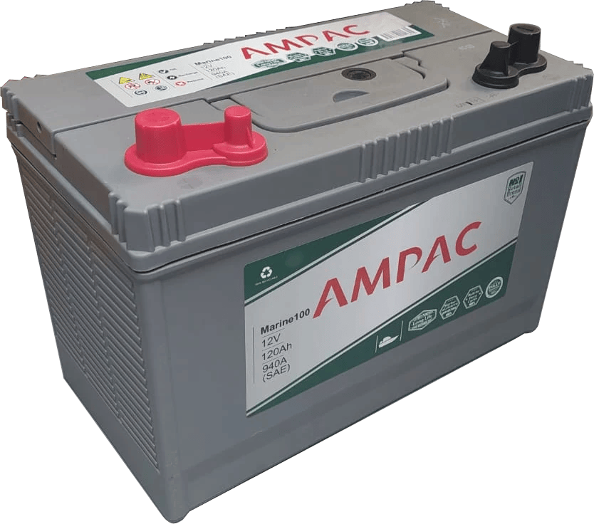 Marine Leisure Battery 12V 120AH 940CCA (SAE) Dual Pole