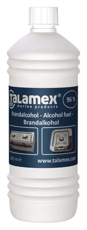 Alcohol Stove Fuel – Talamex 96% Burning Alcohol 1L
