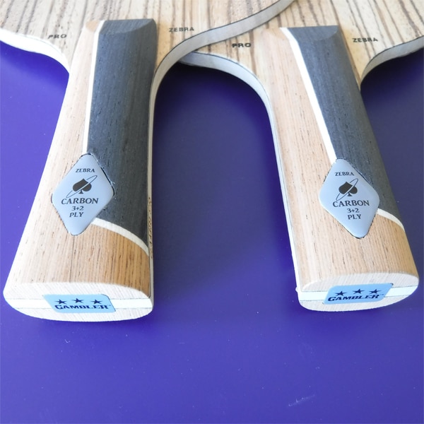 Gambler Exotic Zebrawood IM8 ⋆ Gambler Table Tennis