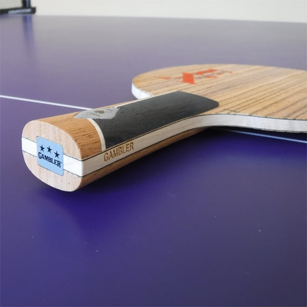 Gambler Exotic Zebrawood IM8 ⋆ Gambler Table Tennis