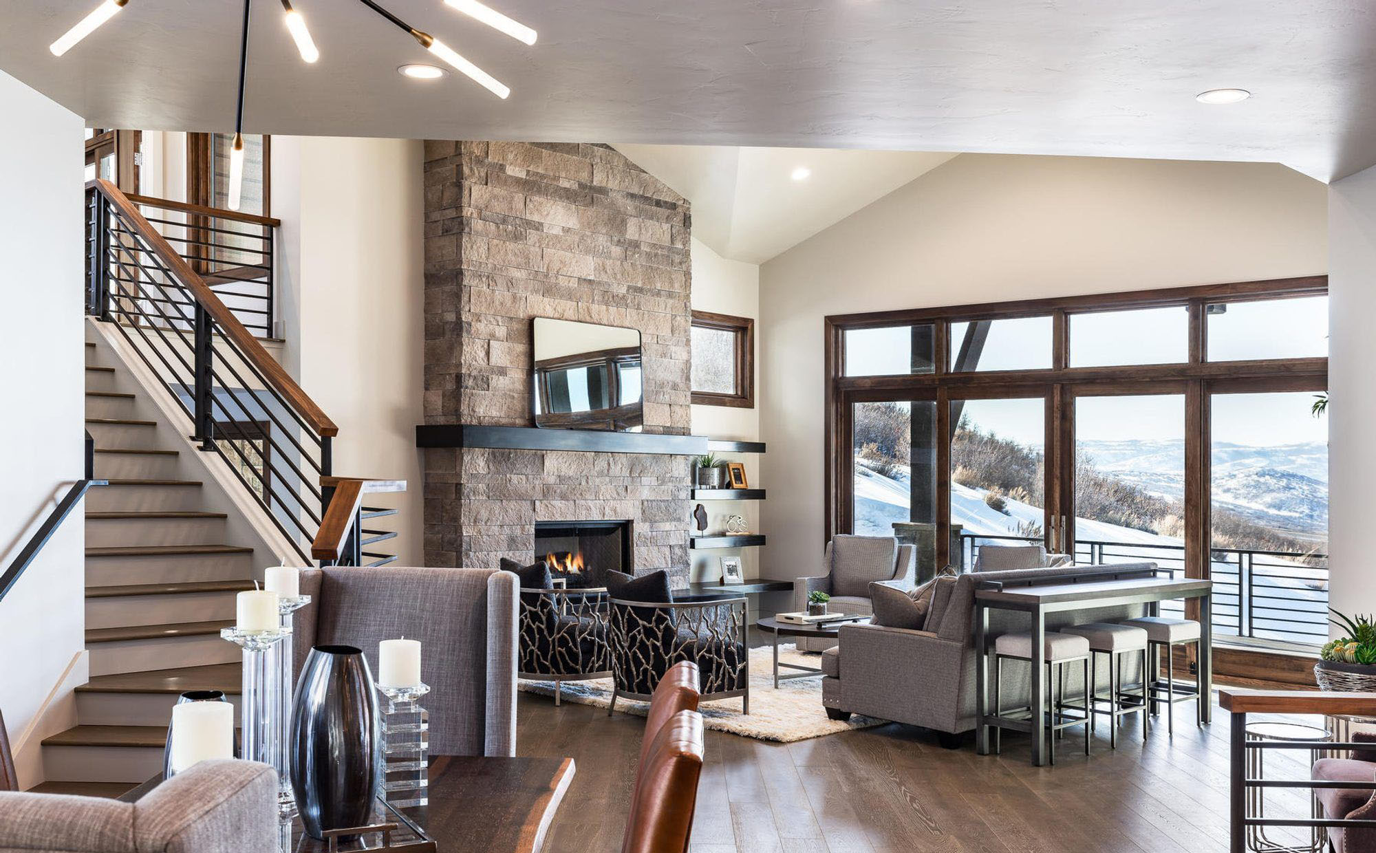 15 Floor To Ceiling Stone Fireplace For Every Homes Styles House Plans