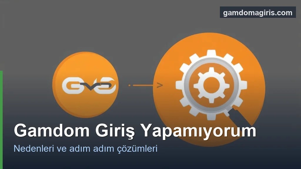 Gamdom giriş sorunları ve adım adım çözümleri konsepti