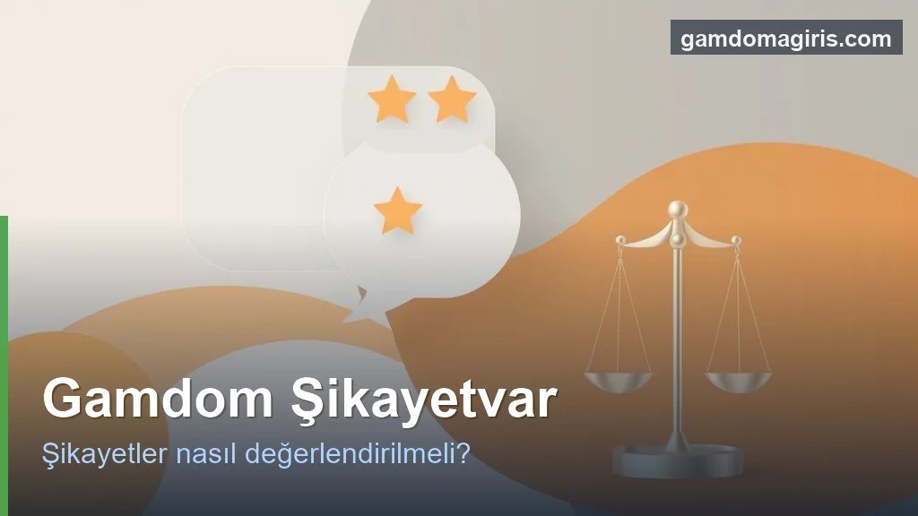 Gamdom şikayetleri ve kullanıcı geri bildirimleri konsepti