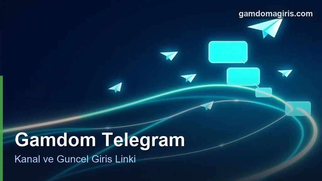 Gamdom Telegram kanali ve guncel giris linki konsepti