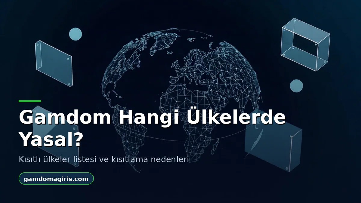 Gamdom kısıtlı ülkeler listesi konulu rehber görseli