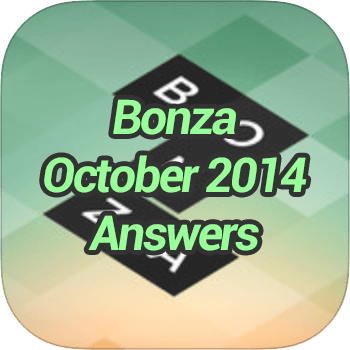Bonza October Answers