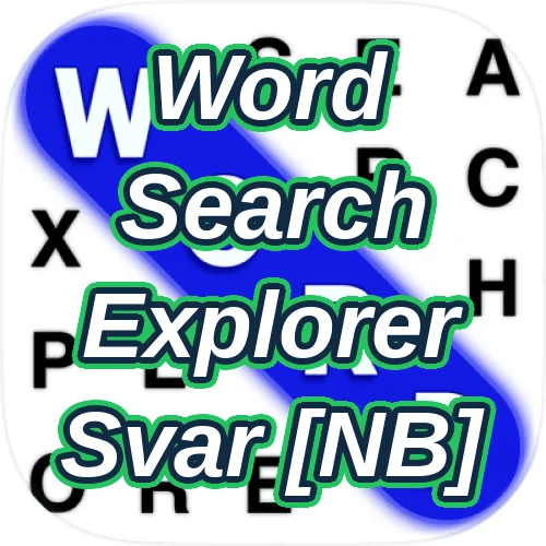 Word Search Explorer Svar [NB]