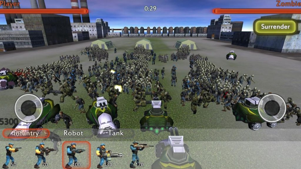 Permainan perang zombie