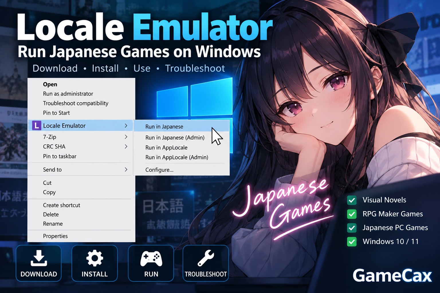 Locale Emulator for Windows: Download & Run Japanese Games