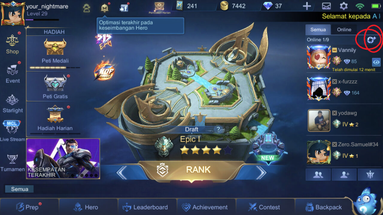 Kabar gembira‼️ mainkan game mobile legend bang bang, beli diamond kuning melalui google play. Apa Fungsi Grup Mobile Legends Ini Penjelasannya Gamedaim Com