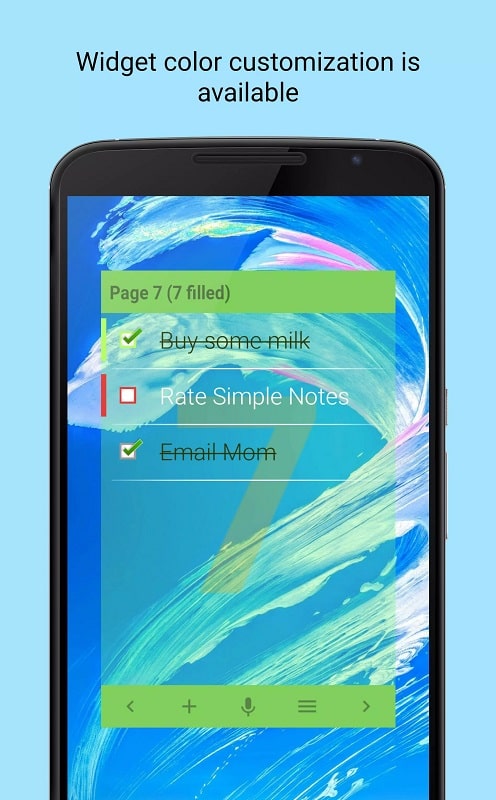 Simple Notes Widget android