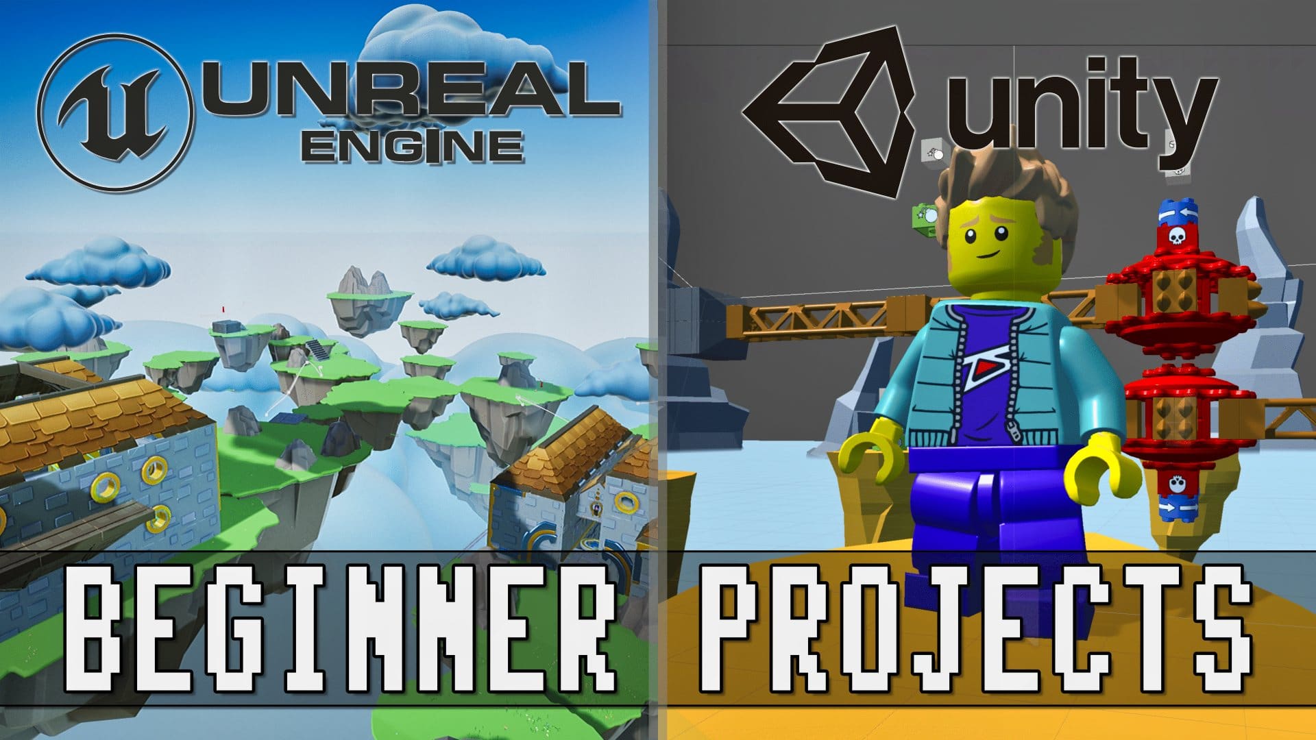 Unreal and unity beginner projects